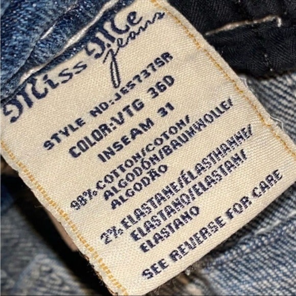 Miss me skinny blue jeans denim - Picture 7 of 7